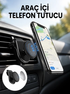 İyisi Olsun Güçlü Mıknatıslı Araç Içi Telefon Tutucu – Evrensel Uyum Yeni Nesil