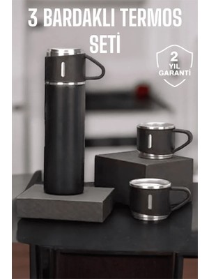 Aparim 500 ml Kapasiteli Taşınabilir Basınçlı Termos Seti Günlük Kullanım Için Ideal