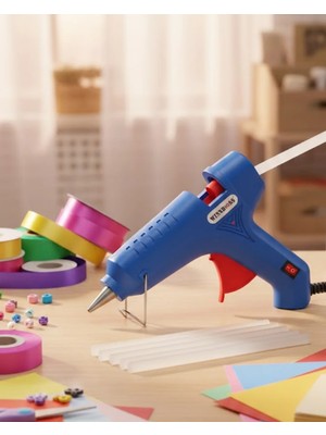 Aparim 11 mm Silikon Uyumlu 80 W Güçlü Silikon Tabancası 5 Adet Silikon Hediyeli