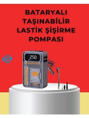 Aparim Hızlı Şişirme Güçlü Motorlu 150 Psı Araba Lastik Pompası