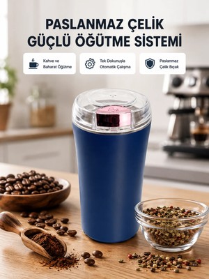 Aparim Paslanmaz Çelik Kahve ve Baharat Öğütücü – Otomatik Mekanizma