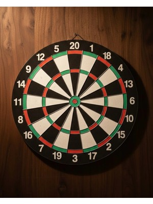 Aparim 15 Inç Dart Tahtası Seti Dayanıklı Yapı 4 Metal Dart Oku