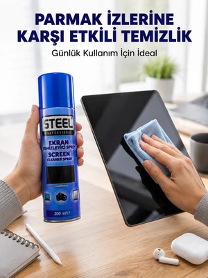 Aparim Iz Bırakmadan Etkili Ekran Temizliği Sağlayan Sprey