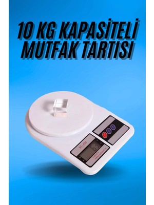 Aparim Dijital Hassas 10 kg Mutfak Terazisi Tartısı LCD Ekran Mutfak Tartısı