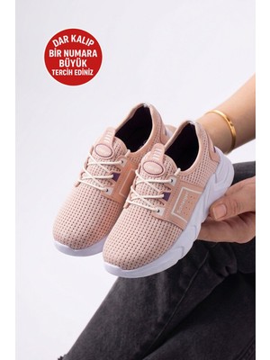 Albishoes Unisex Bağcıksız Kolay Giyim Yazlık Fileli Hafif Rahat Taban Çocuk Sneaker Spor Ayakkabı