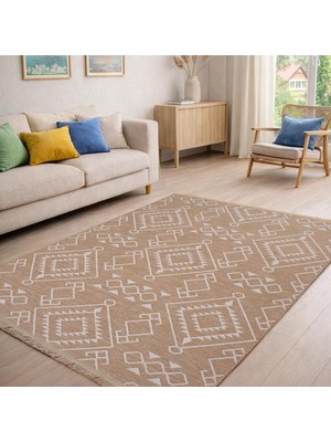Asitan Anadol Şönil Dokuma Halı | Makinede Yıkanabilir Kaymaz Tabanlı Salon Halısı | Kilim ve Yolluk