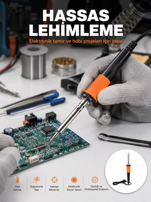 İyisi Olsun Güvenli Kullanım Sağlayan Isı Yalıtımlı Lehimleme Kalemi