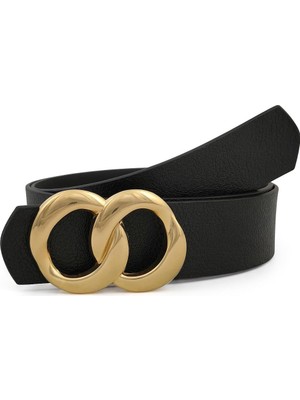 Sonsuzluk Gold Tokalı Kadın Kemer 3.5 cm