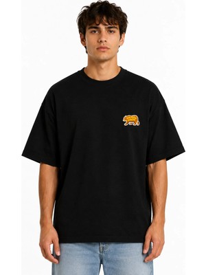 Unisex Kadın Erkek Human Made Ördek Ön Tasarım Baskılı Oversize Kalın Kumaş Rahat Kesim T-Shirt