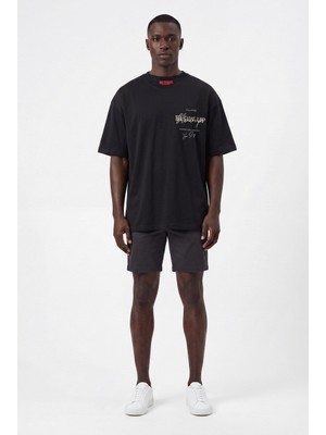 Blow Up Future Gen Darling Siyah Oversize Erkek T-Shirt 141403