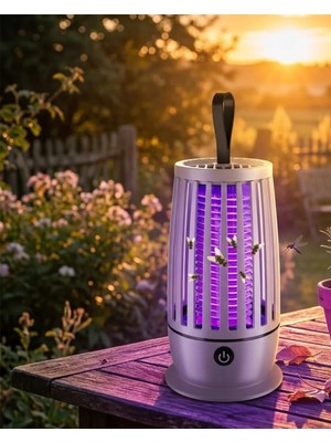 İyisi Olsun Elektrikli Sinek Öldürücü Lamba Uv Mor Işık Geniş Alan Etkili Sessiz Çalışma
