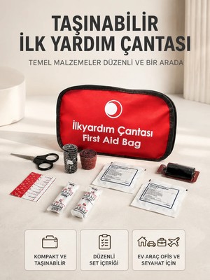 İyisi Olsun Taşınabilir Ilk Yardım Seti Araç Ev Ofis Için Pratik Çözüm
