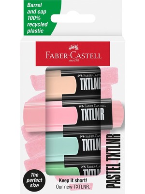 Mini Textliner, Pastel 4x