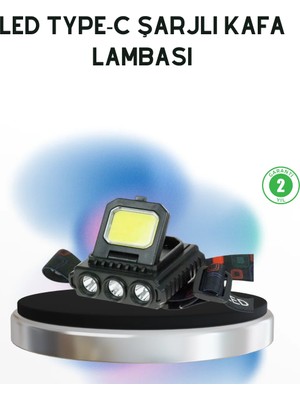 İyisi Olsun Şarjlı LED Kafa Lambası 800 Lumen Cob Xpe Ayarlanabilir Başlıklı