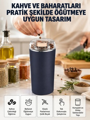 İyisi Olsun Yeni Nesil Kahve ve Baharat Öğütücü Paslanmaz Çelik Kahve Değirmeni