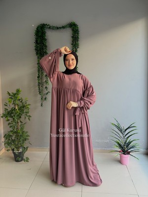 Yüsra Collection Papatya Nakışlı Liza Elbise