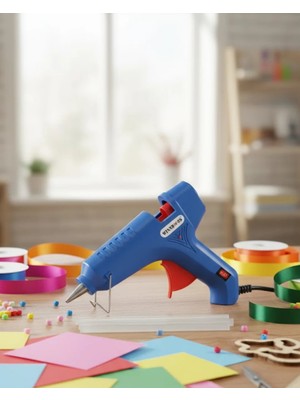 İyisi Olsun Ev ve Hobi Için 60 W Silikon Tabancası 11 mm Uyumlu 5 Adet Hediye Silikon