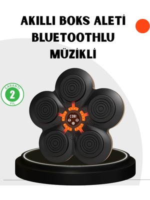 İyisi Olsun Evde Fitness Için Akıllı Boks Makinesi Işıklı Vuruş Noktalı Bluetoothlu