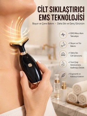 İyisi Olsun Yüz ve Boyun Kırşıklık Giderici Ems Güzellik Cihazı Gıdık,sarkma,kırışıklık Yüz Masaj Aleti