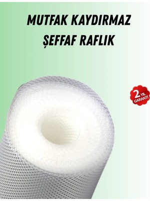 İyisi Olsun Şeffaf Mutfak Raflığı ve Çekmece Kaplaması Kaydırmaz Pvc