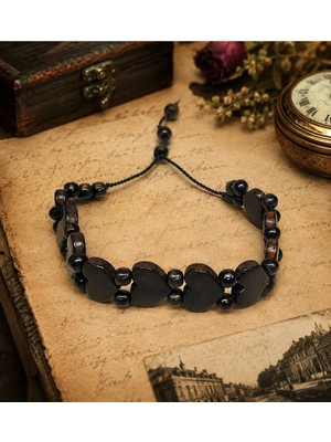 Evvel Zaman Antik Vintage Doğal Kuka Görünümlü Kalpli