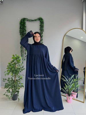 Yüsra Collection Erva Abaya Tesettür Elbise