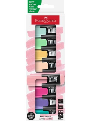 Mini Textliner, Pastel 8x