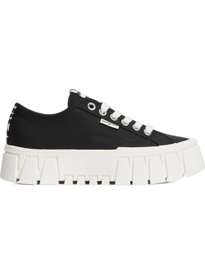 Tommy Hilfiger Siyah Kadın Sneaker Tj Platform Sneaker Zebra