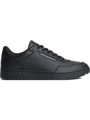 Tommy Hilfiger Siyah Erkek Sneaker Th Basket Core Lıte Ess