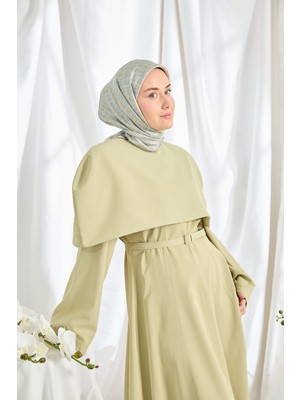 Silk Home Twill Ipek Eşarp Mini Bouquet Mavi Gri