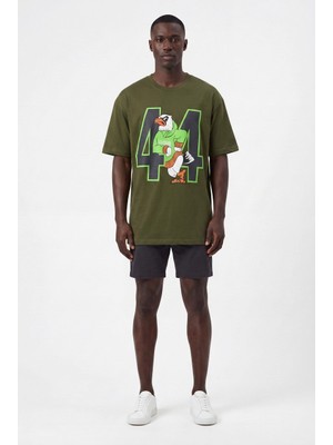 Blow Up Future Gen 44 Haki Oversize Erkek T-Shirt 141437