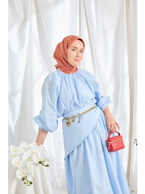 Silk Home Twill Ipek Eşarp Mini Bouquet Narçiçeği
