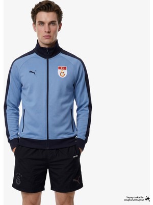 Puma Galatasaray S.K Retro Erkek Mavi Eşofman Üstü.82