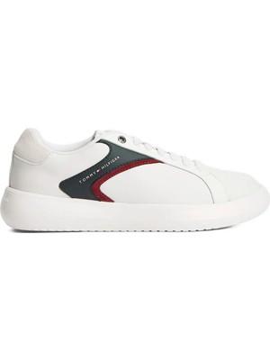 Tommy Hilfiger Beyaz Erkek Sneaker Th Modern Lıghtcup Leather