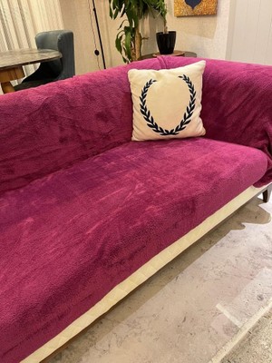 Asitan Mor Wellsoft Koltuk Örtüsü 220X230 (Mor)