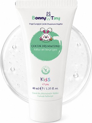Bonny Tiny Kids Çocuk Diş Macunu 3-6 Yaş