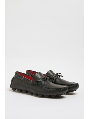 Faruk Balkanas Rock V2 Model Hakiki Natural Deri Kauçuk Taban Loafer Ayakkabı
