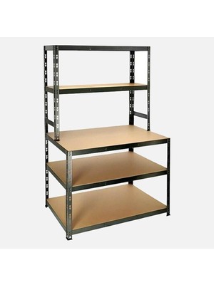 Asitan 5 Katlı Metal Raf 100X60X180 cm