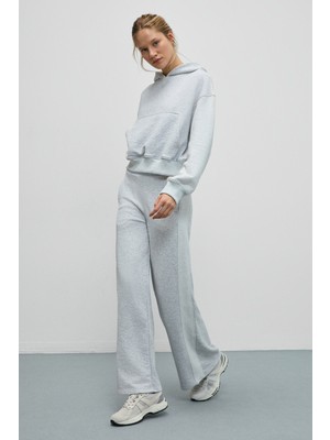 Ethiquet Tansy Kadın Kolları Kumaşın Tersinden Yapılmış Kapüşonlu Relaxed Fit Grimelanj Sweatshirt