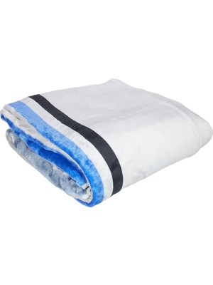 Asitan Taç Polyester Vera Battaniye Gri Çift Kişilik