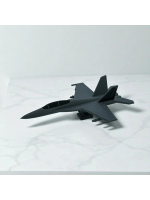 Moontime Alaçatı F-18 Jet Uçak Maketi – 3D Baskı Savaş Uçağı Figürü (20 Cm)