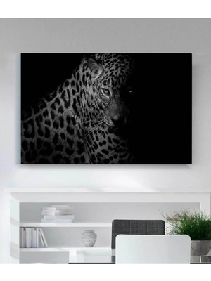 Moontime Alaçatı Leopar Kanvas Tablo