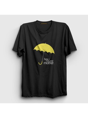 Presmono Unisex Siyah Umbrella How I Met Your Mother T-Shirt