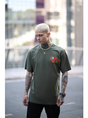 Blow Up Future Gen Style Haki Oversize Erkek T-Shirt 141665