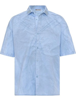 S13 Store Oversize Yıkamalı Poplin Gömlek