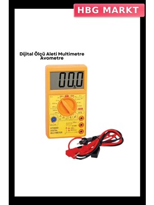 HBG Markt Dijital Multimetre Ac/dc Ölçüm Cihazı