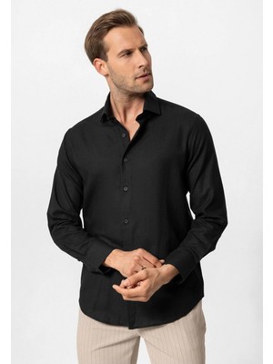 S13 Store Uzun Kollu Slim Fit Erkek Gömlek