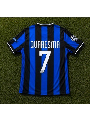 Mmt Spor Quaresma Q7 Retro Inter/ac Madrid Finali 7 Kısa Kollu Forması