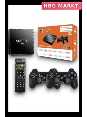 HBG Markt M8PRO Mini 2 4g 10K Ultra Hd 64GB Tv Box Game Box Android 12 2in1