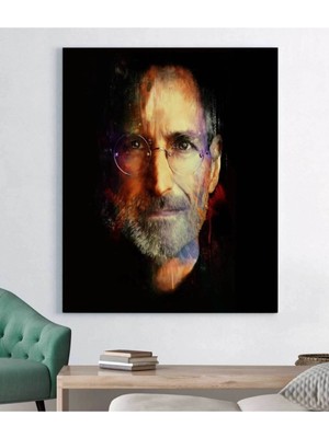 Moontime Alaçatı Steve Jobs Girişimcilik Kanvas Tablo